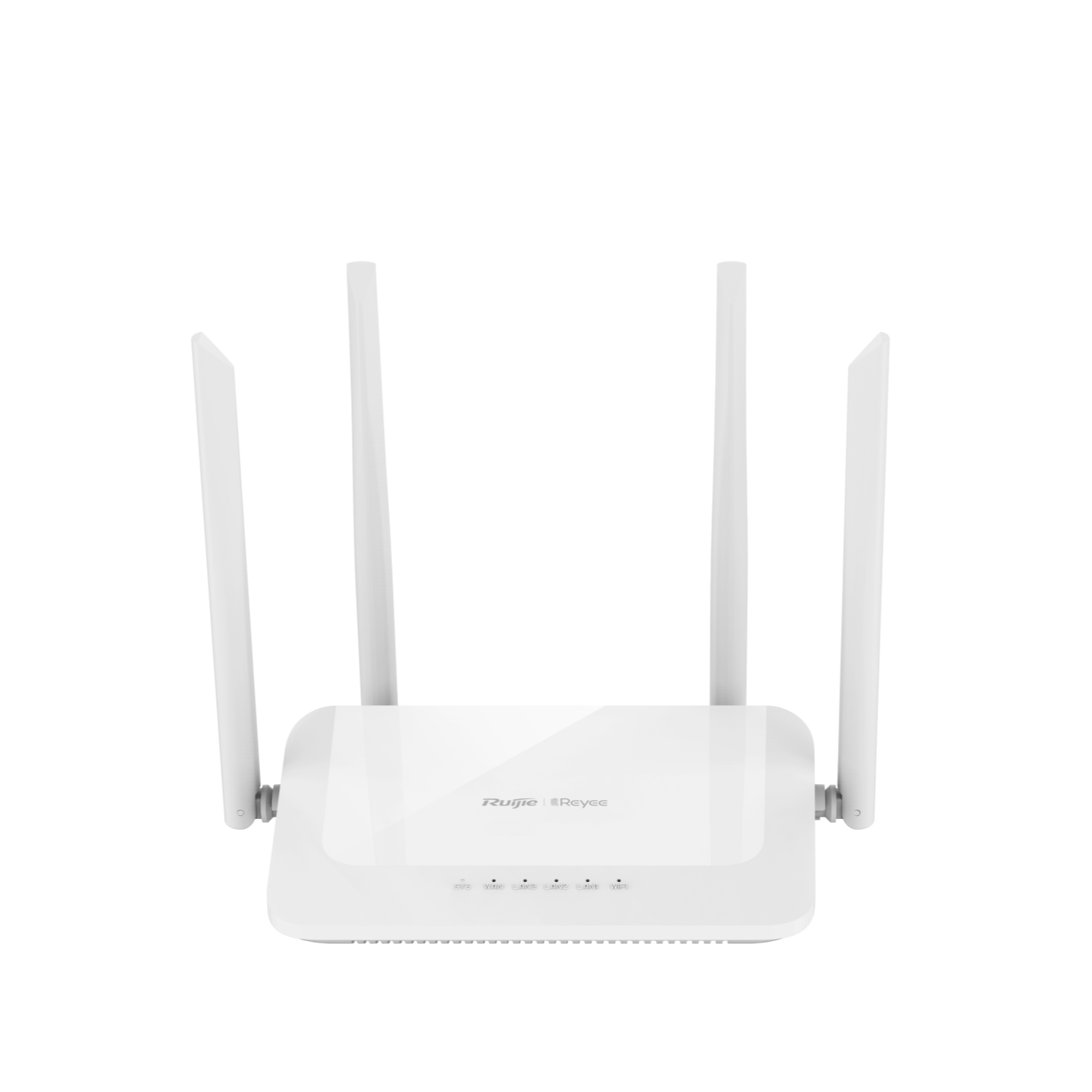 Wi-Fi роутер Reyee (Ruijie) EW1200, 802.11a/b/g/n/ac, 2.4 / 5 ГГц, до 1.17 Гбит/с, LAN 3x100 Мбит/с, WAN 1x100 Мбит/с, внешних антенн: 4x5dBi (RG-EW1200)