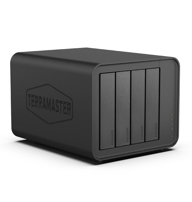 Сетевой накопитель (DAS) TerraMaster D4-320, 4x2.5"/3.5" SATA3 HDD, 72W, (D4-320)