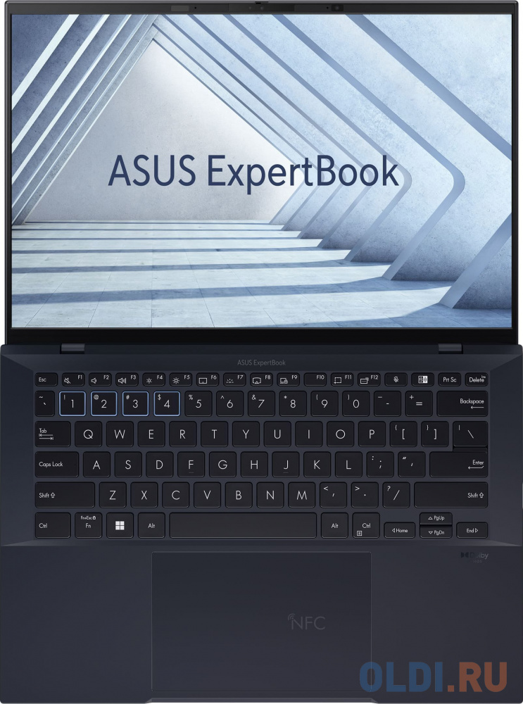 Ноутбук Asus ExpertBook B9 B9403CVA-KM0248X Core i7 1355U 16Gb SSD1Tb Intel Iris Xe graphics 14" OLED WQXGA+ (2880x1800) Windows 11 Professional в Москвe