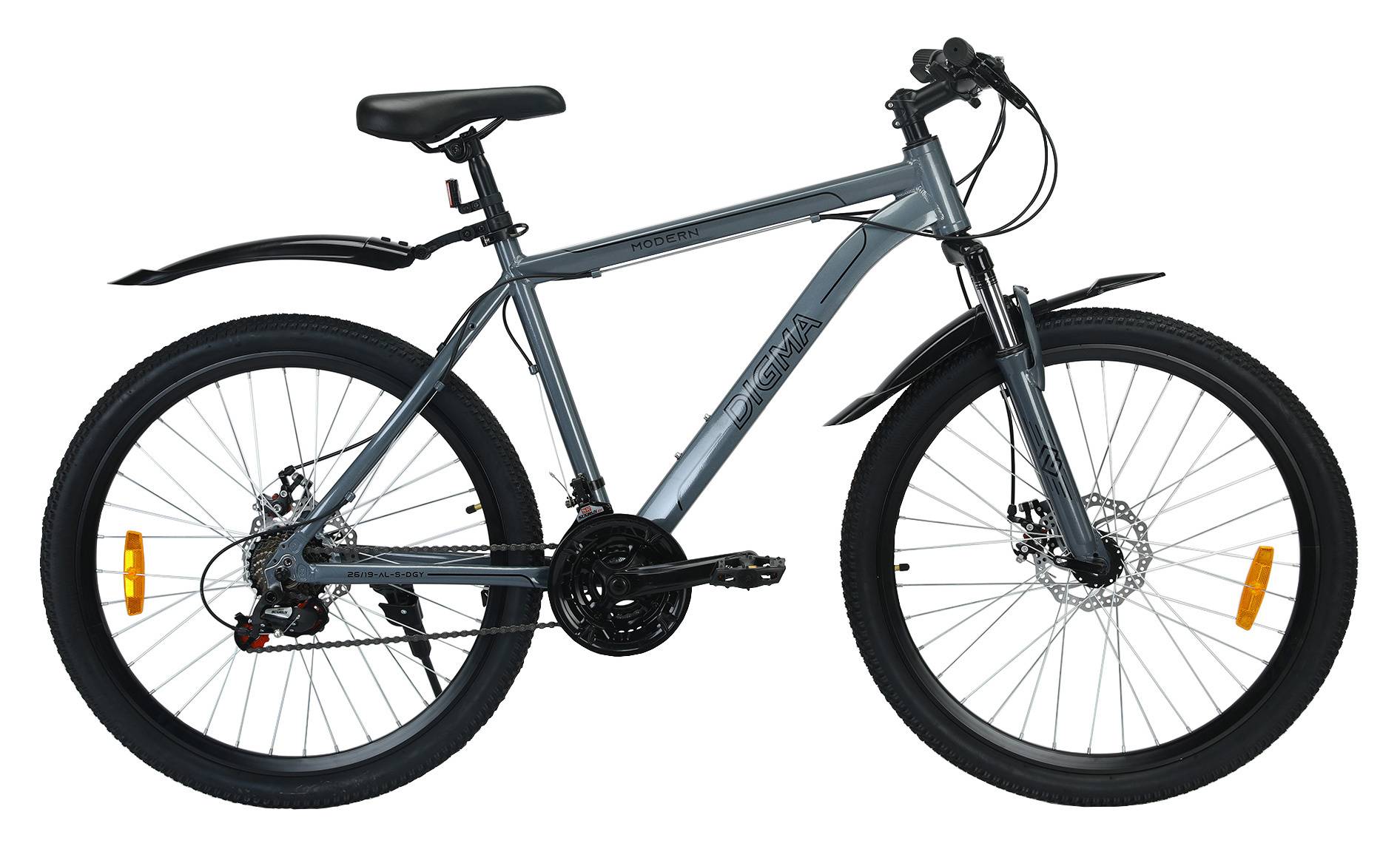 Велосипед горный Digma Modern серый (modern-26/16-al-s-dgy)