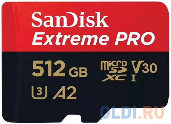 Карта памяти microSDXC 512Gb SanDisk SDSQXCD-512G-GN6MA