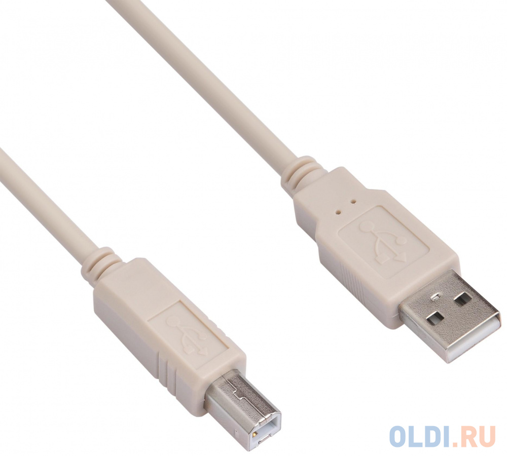 Кабель USB 2.0 AM-BM 3.0м Buro USB2.0-AM/BM-3 в Москвe