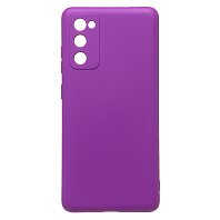 Чехол-накладка Activ Full Original Design для смартфона Samsung Galaxy S20FE, силикон, фиолетовый (221800)