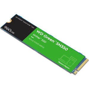 Накопитель SSD Western Digital (WD) Original PCI-E x4 960Gb WDS960G2G0C Green SN350 M.2 2280 (WDS960G2G0C)