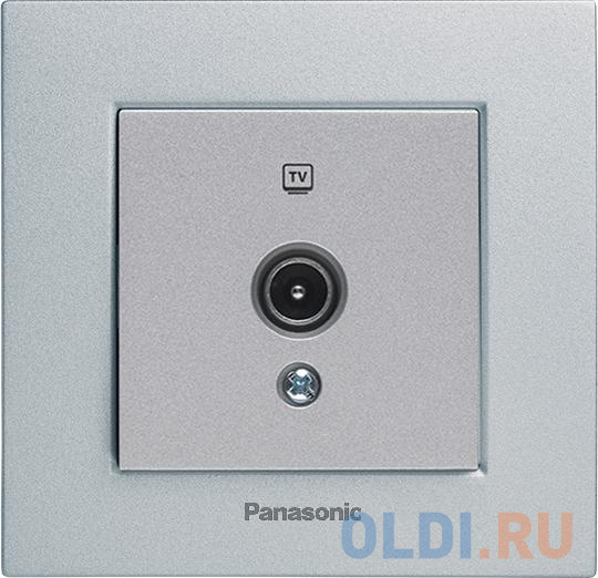 Механизм розетки PANASONIC WKTT0452-2SL-RES Karre Plus  TV проходная 12dB серебро