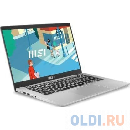 Modern 14 Core i5-1335U 14" FHD (1920*1080), 60Hz IPS Onboard DDR4 16GB Iris Xe Graphics 512GB SSD 3 cell (39.3Whr)1.6kg backlight (White) DOS,1y