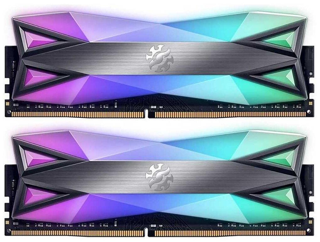 Комплект памяти DDR4 DIMM 32Gb (2x16Gb), 3600MHz, CL18, 1.35 В, ADATA, XPG SPECTRIX D60G RGB (AX4U360016G18I-DT60)