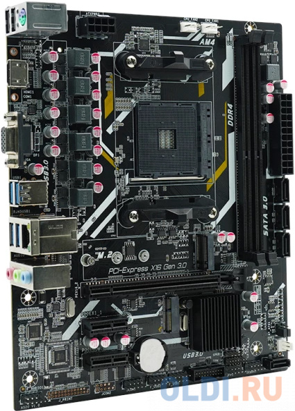 Материнская плата AFOX AMD A520 AM4 [A520D4-MA5-V2] mATX, 2xDDR4, 1хPCI-E x16 gen 3.0/1хPCI-E x1, 4xSATAIII/1хM.2 PCI-E x4 3.0/1x miniPCI-E, 1xD-Sub/1 в Москвe