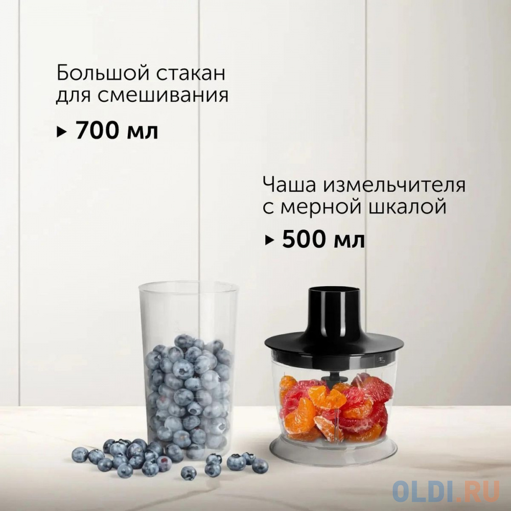 Блендер стационарный Red Solution RHB-2987 1200Вт черный/стальной в Москвe