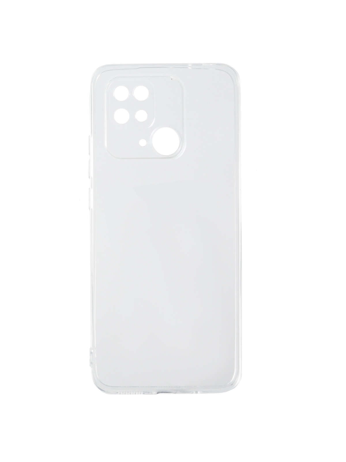 Чехол защитный TPU LuxCase для Xiaomi Redmi 10C, Прозрачный, 1,1 мм