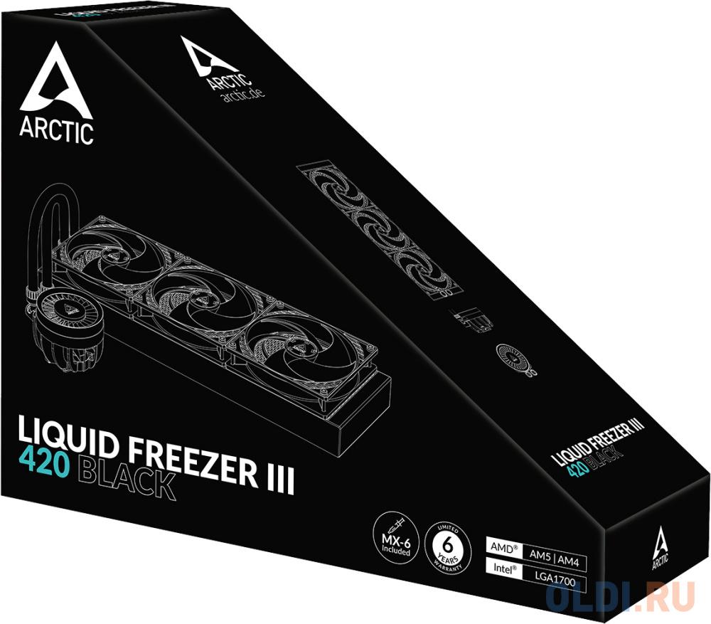 Жидкостная система охлаждения Arctic Cooling Arctic Liquid Freezer III-420  Multi Compatible All-In-One CPU Water Cooler  (ACFRE00137A)