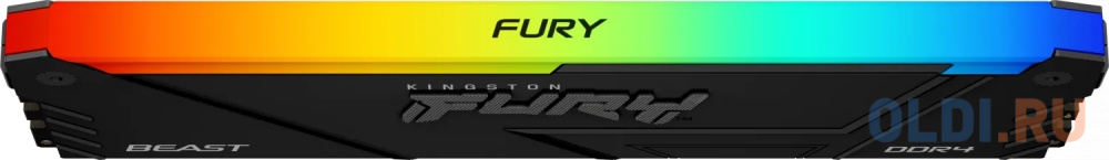 16GB DDR4 3733MHz DIMM FURY Beast Black RGB XMP KF437C19BB12A/16 CL19, 1.35V 288-pin Non-ECC