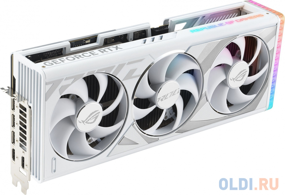 Видеокарта ASUS nVidia GeForce RTX 4080 ROG Strix 16GB White 16384Mb в Москвe