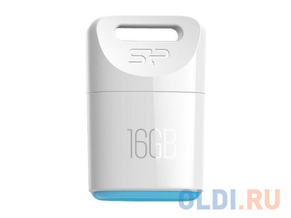 Внешний накопитель 16GB USB Drive <USB 2.0 Silicon Power Touch T06 SP016GBUF2T06V1W белый в Москвe