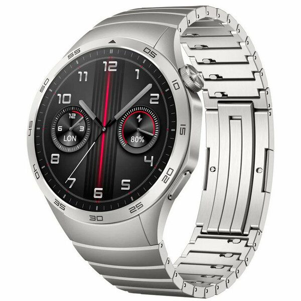Смарт-часы Huawei Watch GT 4 Phoinix-B19M, 1.43" Amoled, серебристый (55020BMT)