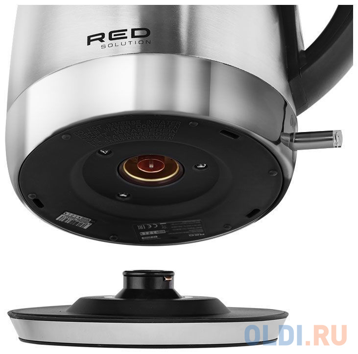 Чайник электрический Red Solution RK-M1721 1.7л. 2200Вт серебристый (корпус: нержавеющая сталь) в Москвe