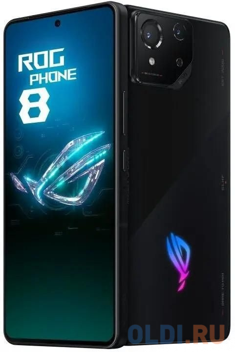 Смартфон Asus AI2401_A ROG Phone 8 256Gb 12Gb черный моноблок 3G 4G 2Sim 6.78" 1080x2400 Android 14 50Mpix 802.11 a/b/g/n/ac/ax/be NFC GPS GSM900 в Москвe