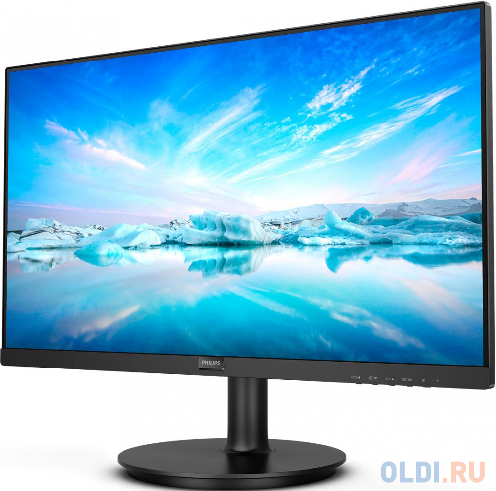 Монитор Philips 21.5" 222V8LA (00/01) черный VA LED 16:9 HDMI M/M матовая 250cd 178гр/178гр 1920x1080 D-Sub DisplayPort FHD 2.79кг