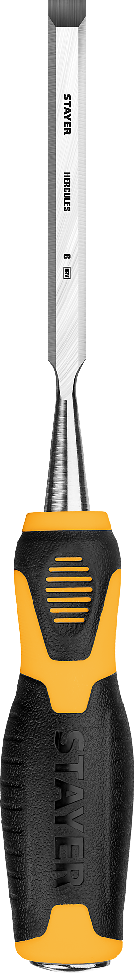 Стамеска-долото Stayer PROFESSIONAL, ударная, 6 мм, материал рукояти-двухкомпонентный пластик (18205-06_z01)