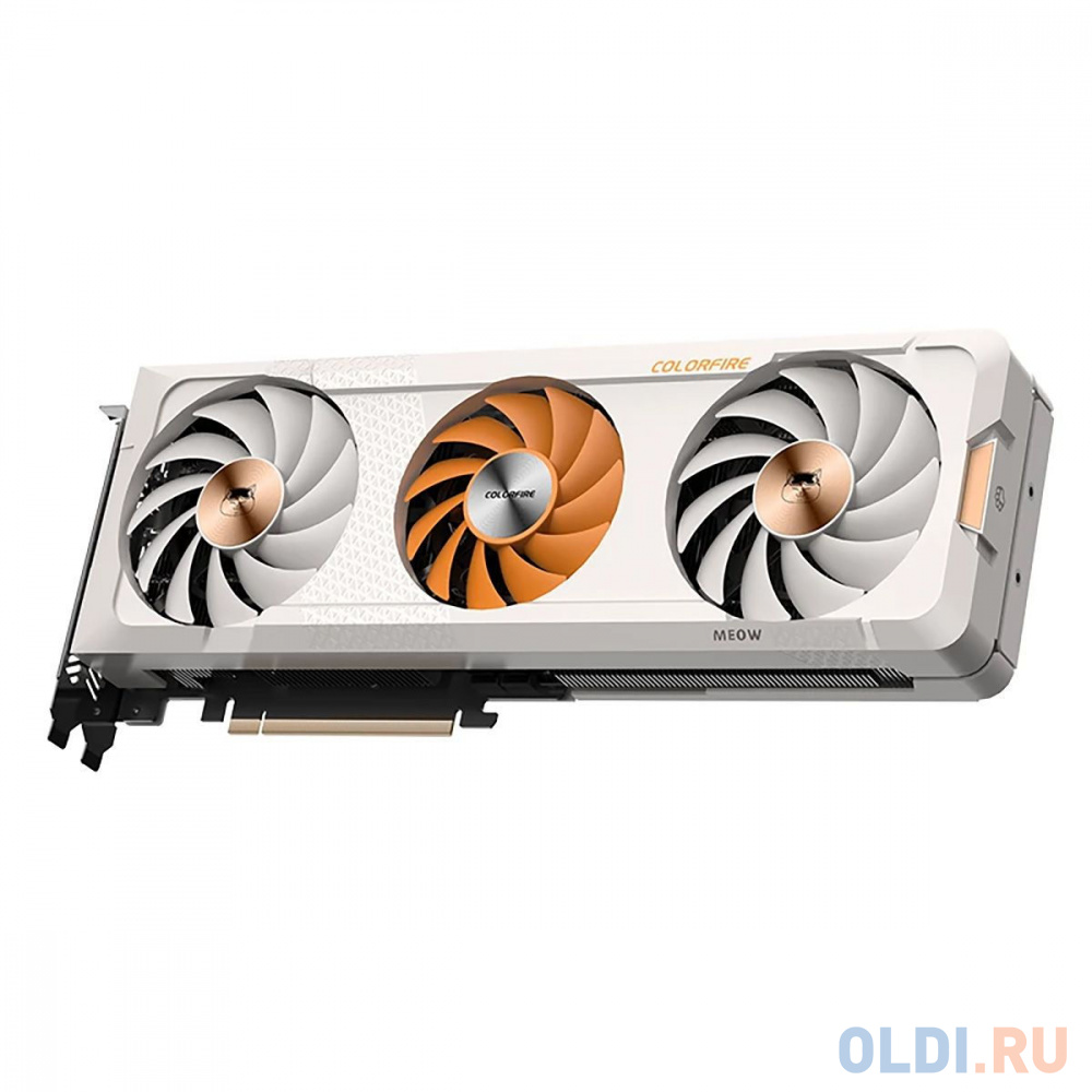 Видеокарта Colorful RTX4060Ti MEOW-ORG 8GB-V GDDR6 128bit 3xDP HDMI 3FAN RTL