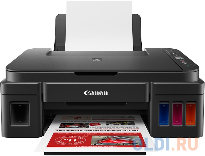 МФУ Canon PIXMA G3411 (Струйный, СНПЧ, WiFi, 4800x1200, 8,8 изобр./мин для ч/б, 5,0 изобр./мин для цветной, A4, A5, B5, LTR, конверт, фотобумага: 13x1 в Москвe