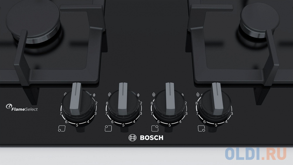 Варочная панель газовая Bosch PPP6A6B20 черный