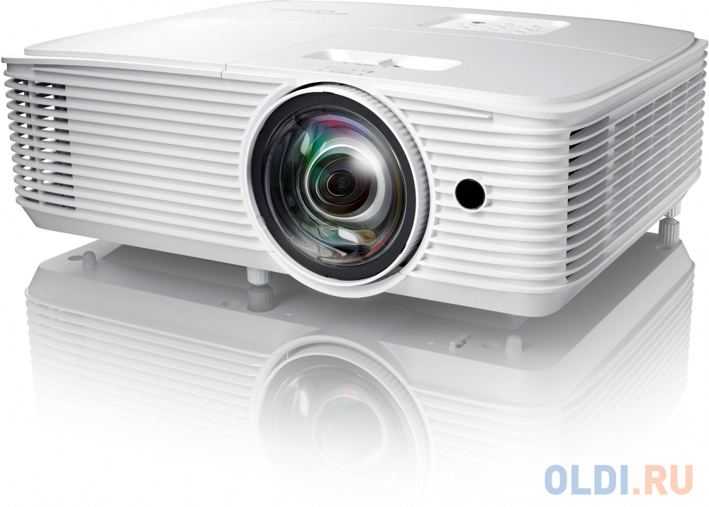 Проектор Optoma [X309ST] Full 3D; DLP, XGA (1024*768), 3700 ANSI Lm, 25 000:1, Короткофокусный TR 0,617:1; HDMI 1.4a x1; VGA (YPbPr/RGB) x1; Composite