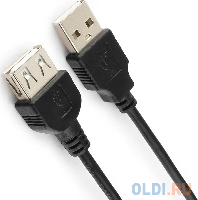 Bion Кабель удлинительный USB 2.0 A-A (m-f), 1.8м, черный [BXP-CCP-USB2-AMAF-018] в Москвe