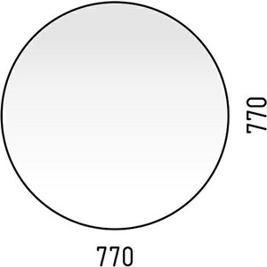 Зеркало Corozo Окко 77х77 (SD-00001359)