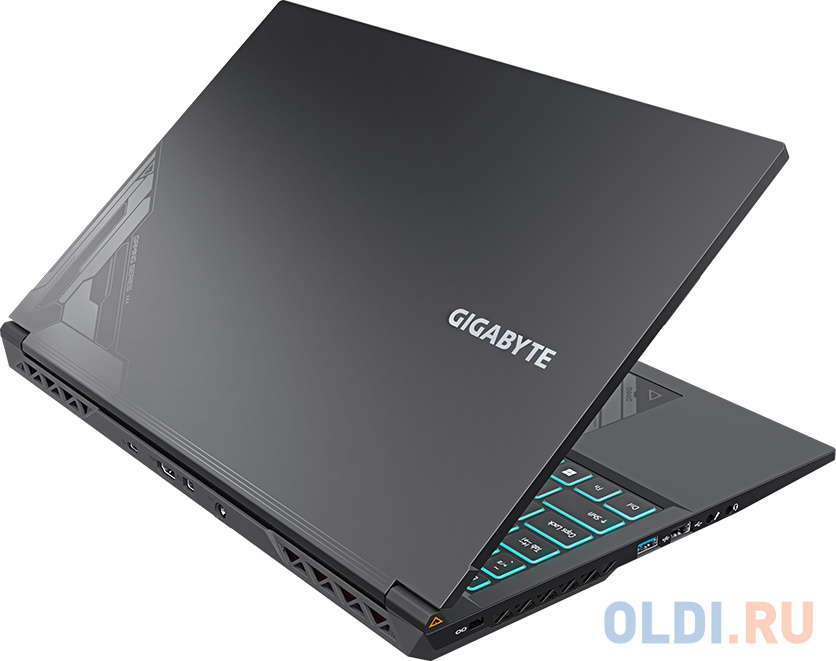 Ноутбук Gigabyte G5 Core i7 13620H 16Gb SSD512Gb NVIDIA GeForce RTX4050 6Gb 15.6" IPS FHD (1920x1080) Windows 11 black WiFi BT Cam (MF5-H2KZ353SH