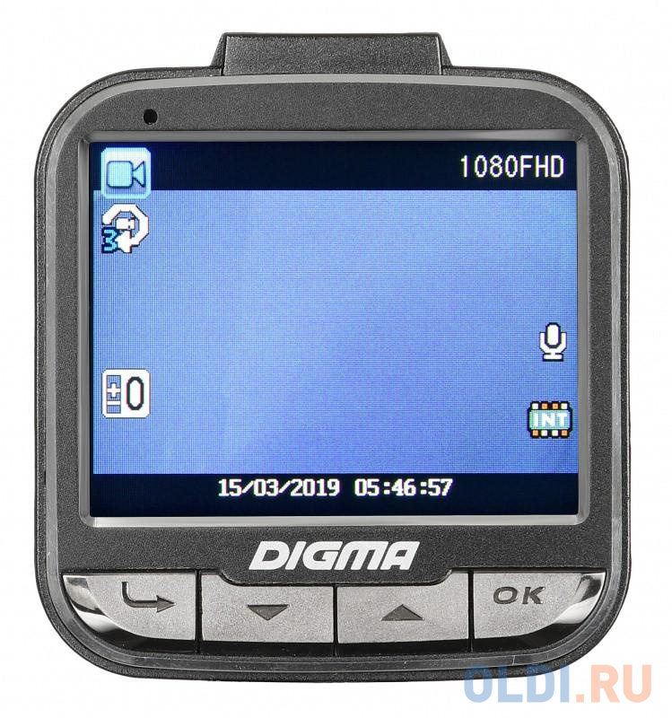 Видеорегистратор Digma FreeDrive 206 Night FHD черный 2Mpix 1080x1920 1080p 170гр. GP5168 в Москвe