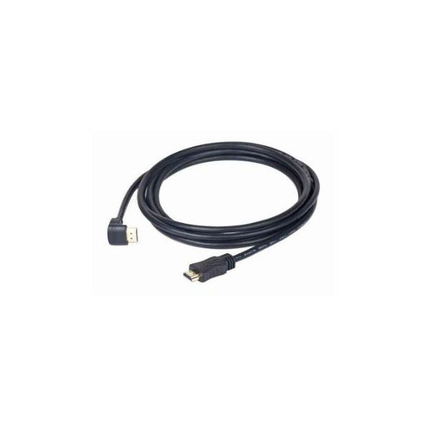 Кабель Gembird Cablexpert HDMI 19M v1.4 1.8m Black CC-HDMI490-6, угловой в Москвe