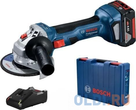 Углошлифовальная машина Bosch GWS 180-LI 11000об/мин рез.шпин.:M14 d=125мм жестк.кейс (06019H9025) в Москвe