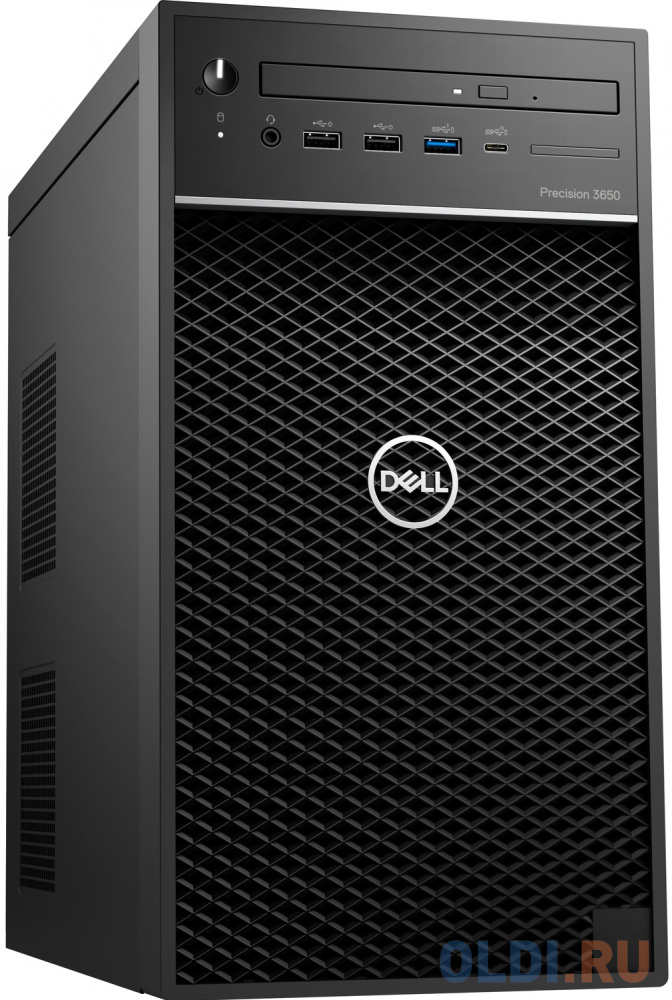 Персональный компьютер/ DELL PRECISION T3650 MT/Core i7-10700k/32GB/256GB SSD/1TB HDD/NVIDIA RTX A4000 16GB/KEYB RUS(не оригинал)+mice/Linux/1Y  (ОС:N