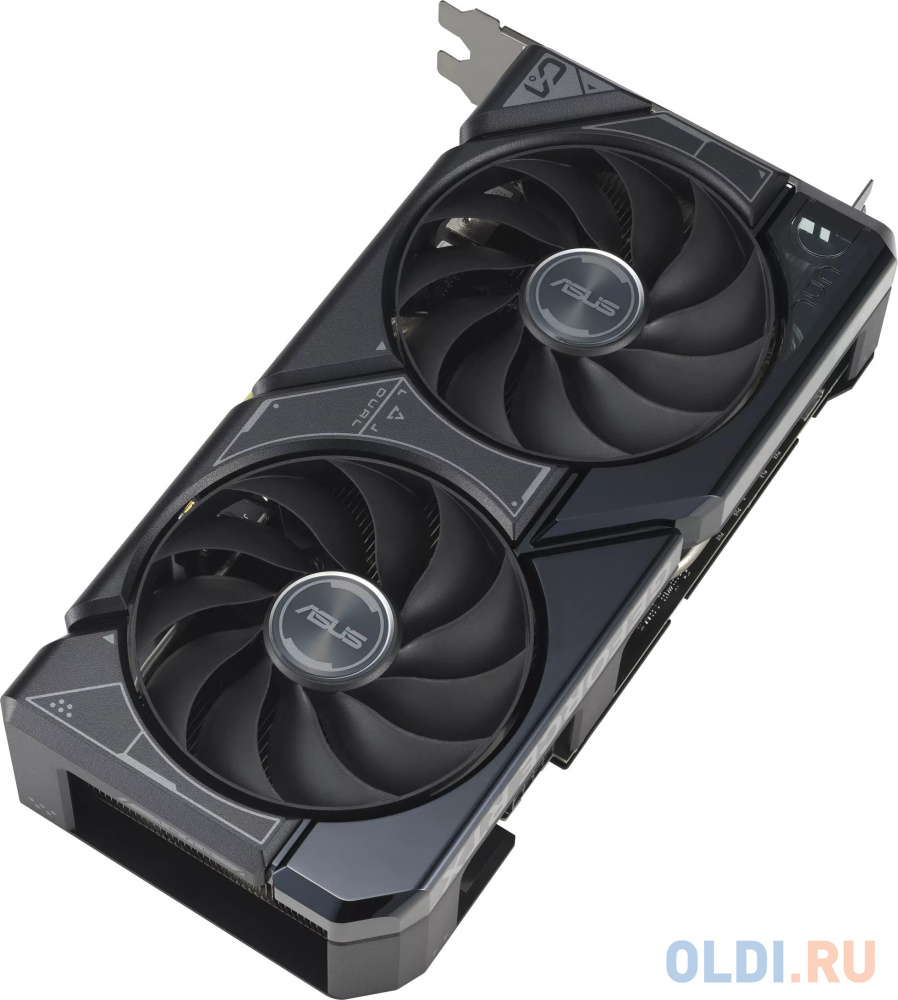 Видеокарта Asus PCI-E 4.0 DUAL-RTX4060-O8G NVIDIA GeForce RTX 4060 8192Mb 128 GDDR6 2505/17000 HDMIx1 DPx3 HDCP Ret в Москвe