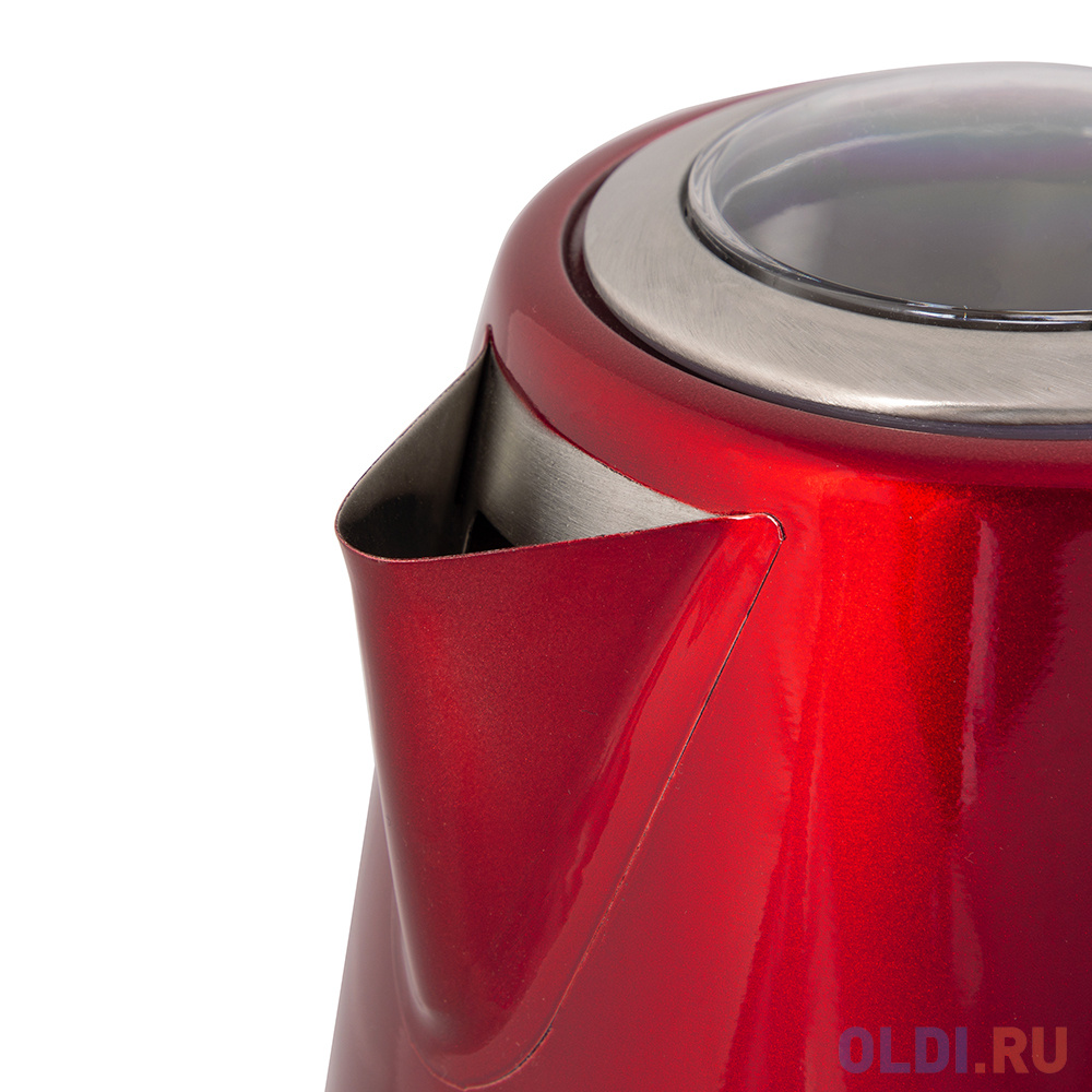 Чайник электрический ENDEVER Skyline KR-234S 2200 Вт красный 1.7 л нержавеющая сталь