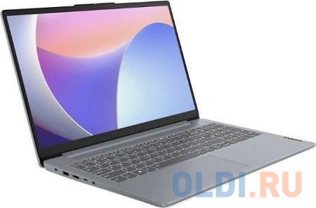 Ноутбук Lenovo IP3 Slim 15IRH8 15.6" FHD IPS, Intel Core i5-13420H, 8Gb, 512Gb SSD, no OS, FP, Backlit, серый (83EM007LP