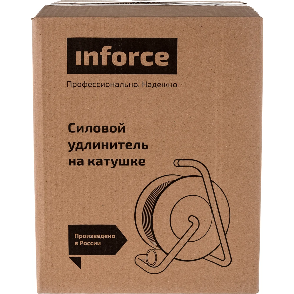 Силовой удлинитель на катушке Inforce