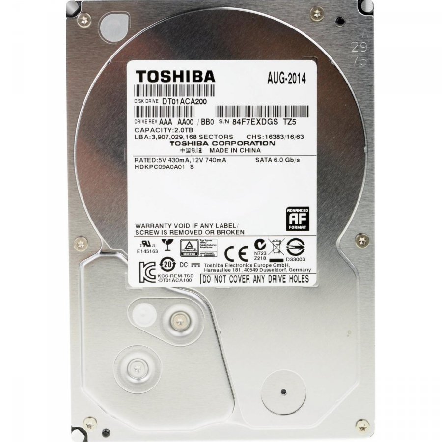 Жесткий диск Toshiba 2Tb (DT01ACA200) в Москвe