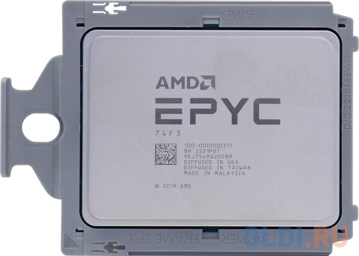 AMD EPYC 74F3 24 Cores, 48 Threads, 3.2/4.0GHz, 256M, DDR4-3200, 2S, 240/240W