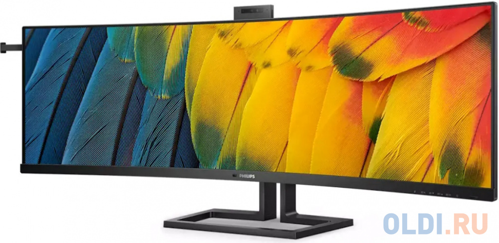 МОНИТОР 45" PHILIPS 45B1U6900C/00 Black (VA, изогнутый, 5120x1440, 75Hz, 4 ms, 178°/178°, 450 cd/m, 80M:1, +2xHDMI 2.0)