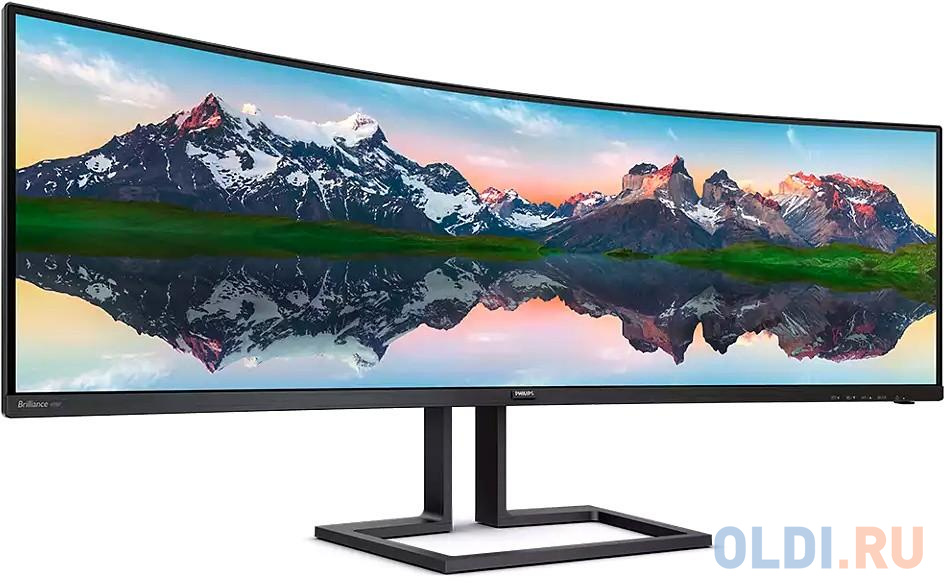 Монитор 49" Philips 498P9Z/00 черный VA 5120x1440 550 cd/m^2 4 ms HDMI DisplayPort Аудио USB в Москвe