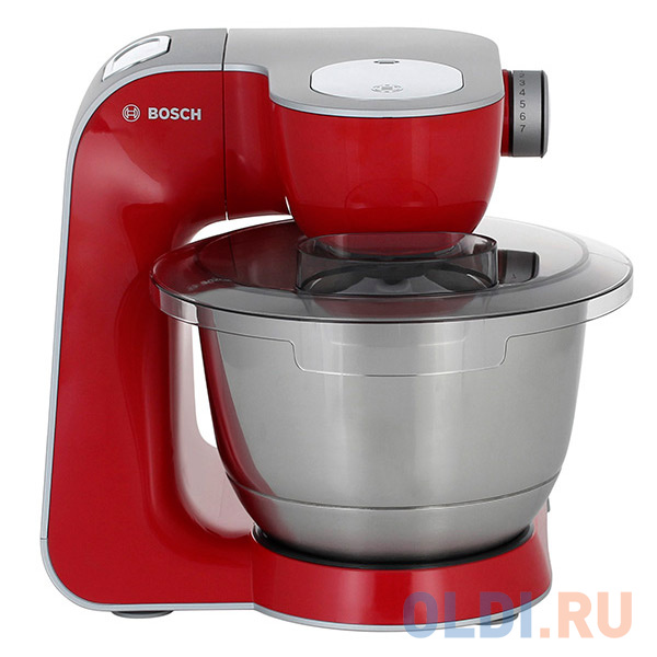 Кухонный комбайн Bosch MUM58720 1000 Вт серебристо-красный [MUM58720] в Москвe