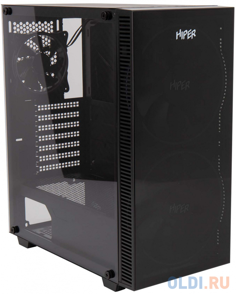 Корпус Hiper BH33 черный без БП ATX 1x120mm 1xUSB2.0 1xUSB3.0 audio bott PSU