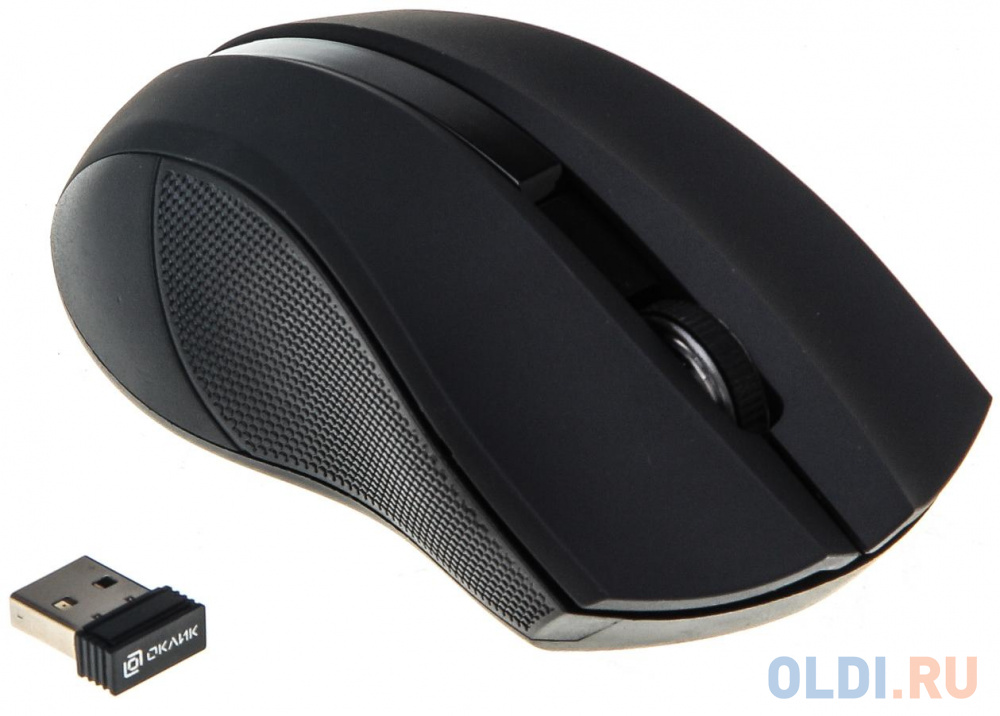 Мышь Oklick 615MW черный оптическая (1200dpi) беспроводная USB (2but)
