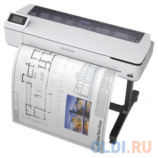 Плоттер струйный Epson SureColor SC-T5100 (A0; 36 (914 мм); 4-цветная струйная печать; 2400 x 1200;  31 сек А1; USB; LAN; Wifi)