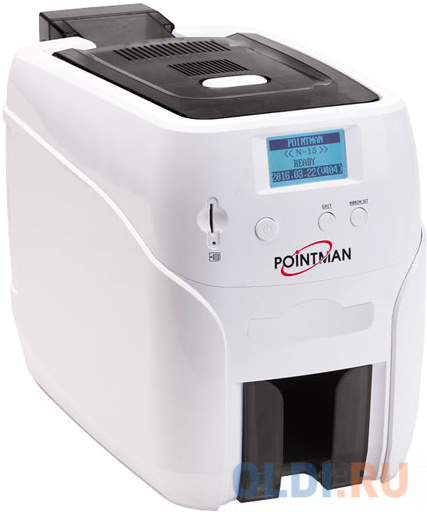 Pointman Nuvia N15, односторонний, лоток подачи на 100 карт, приемный на 50 карт, USB2.0 (High-Speed), RS-232, Built in 10/100 Ethernet, ЖК дисплей