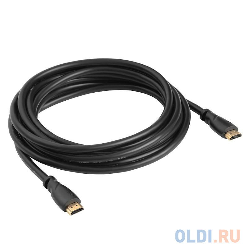 GCR Кабель 2.0m HDMI версия 1.4, черный, OD7.3mm, 30/30 AWG, позолоченные контакты, Ethernet 10.2 Гбит/с, 3D, 4K, GCR-HM310-2.0m, экран в Москвe