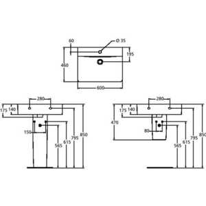 Раковина Ideal Standard Connect Cube 60х46 (E794501)