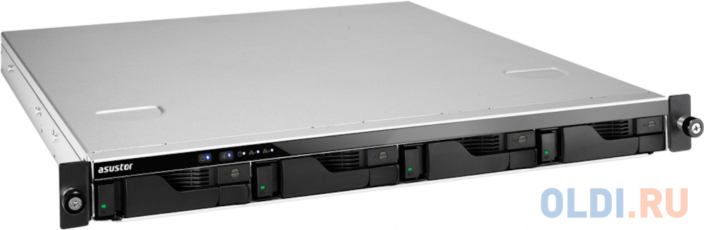 ASUSTOR AS6504RS 4Bay/Intel Atom C3538, 2.1GHz/8GB DDR4/noHDD,LFF(HDD,SSD),/2x1GbE(LAN)/4xUSB3.2; 90IX01G0-BW3S00